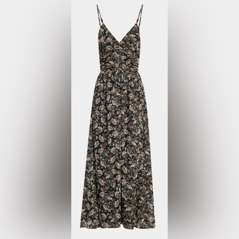 Rails Black Floral Maxi Dress